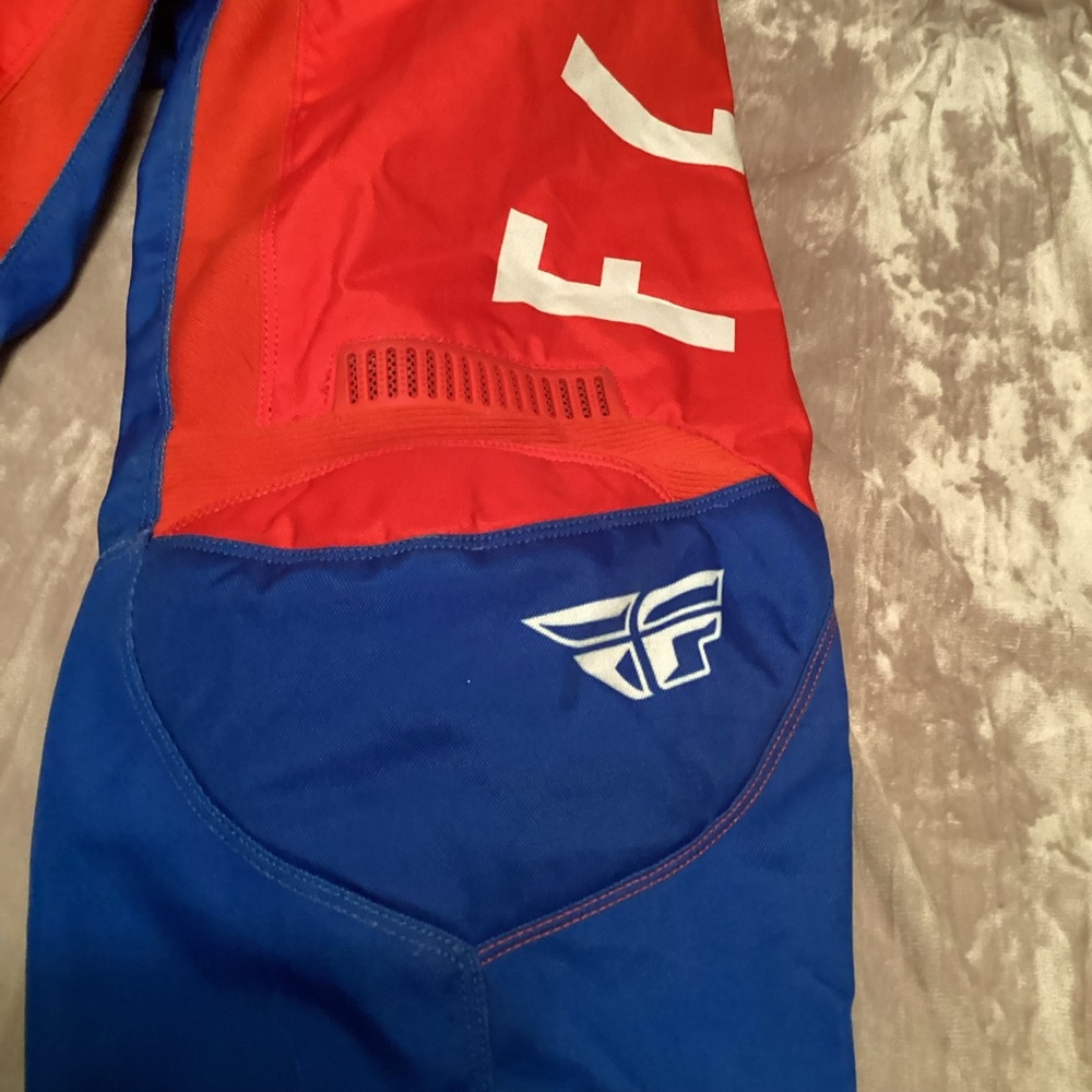 Fly Racing Red and Blue Pants - Picture 2 of 5